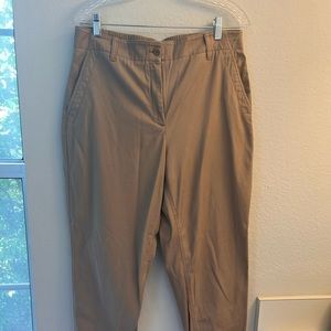 TALBOTS Khaki Jogger Style Trousers size 14